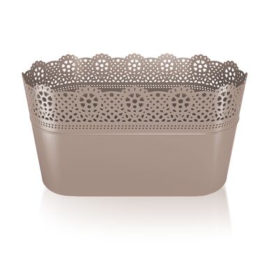 Doniczka LACE - MOCCA