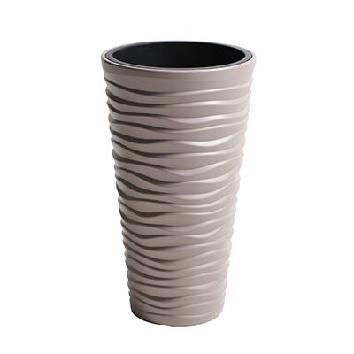 Doniczka DPSA400 Sand Slim - mocca