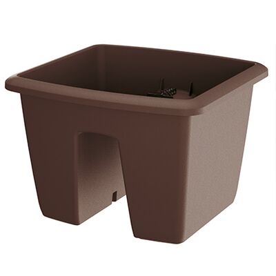 Doniczka RESPANA RAILING - brąz