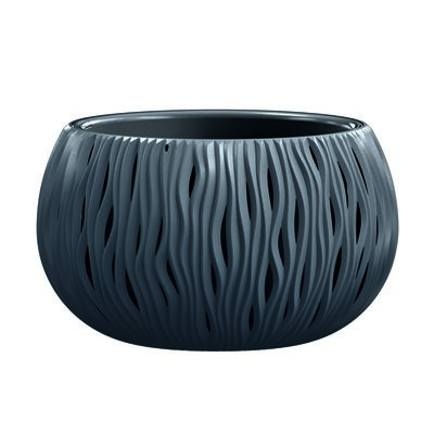 Doniczka BOWL SANDY Ø37 x 21 cm antracytowy