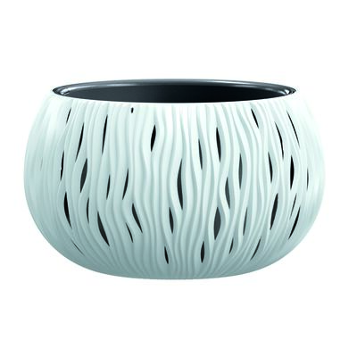 Doniczka BOWL SANDY Ø37 x 21 cm biały