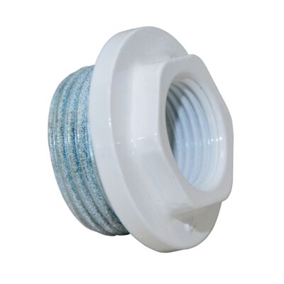 Korek redukcyjny 1 x 1/2" do grzejnika aluminiowego lewy