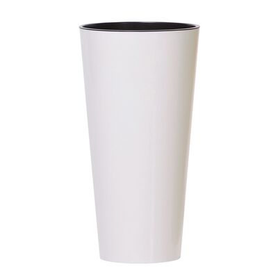 Doniczka Tubus slim shine - BIAŁY