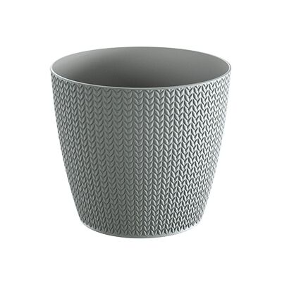 Doniczka WHEATY - szary kamienny