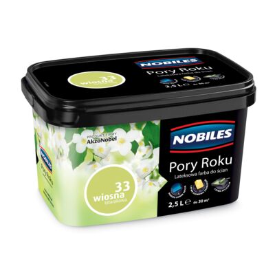 Farba lateksowa Pory Roku Wiosna Tatarakowa 2,5 l Nobiles