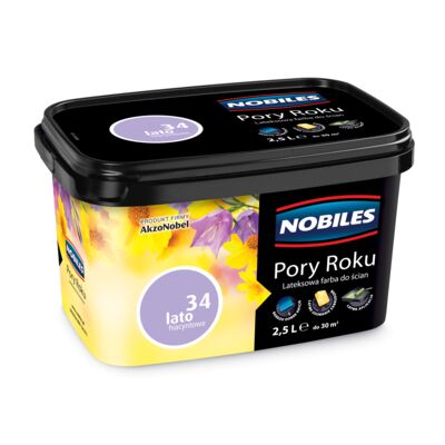 Farba lateksowa Pory Roku Lato Hiacyntowe 2,5 l Nobiles