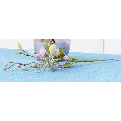 Girlanda wielkanocna 66 cm żółto-różowa