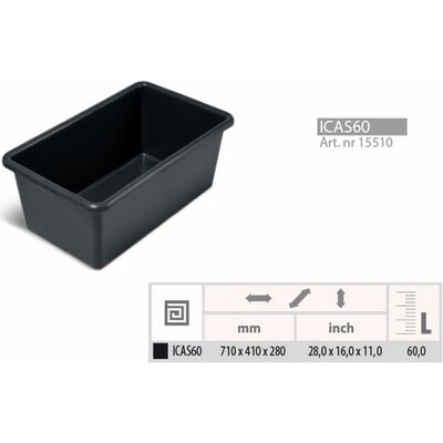 Skrzynka CASTA 60 l czarna