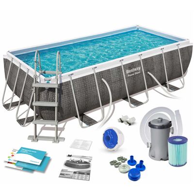 Basen ze stelażem 404 x 201 x 100 cm BESTWAY