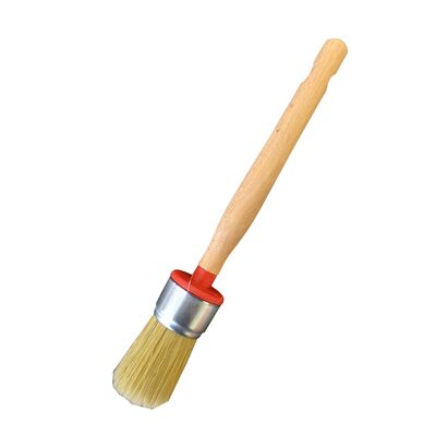 Pędzel okrągły w skuwce metalowej 6 / 30 mm SINPO