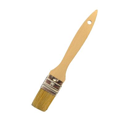 Pędzel płaski #5 36 mm/ 1,5”, oprawa drewniana SINPO