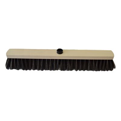 Zamiatacz L-500 mm, oprawa drewniana z gwintem PCV włosie mieszane SINPO