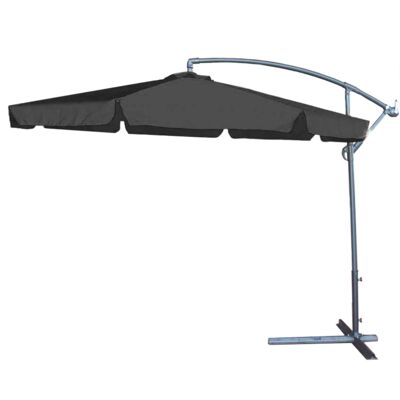 Parasol stalowy boczny z wentylacją szary