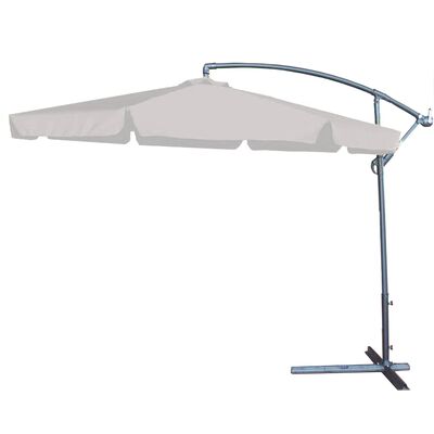 Parasol stalowy boczny z wentylacją beżowy
