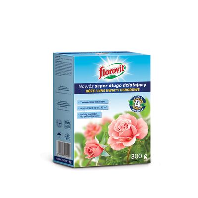 Nawóz super długo działający do róż i innych kwitnących 300 g Florovit