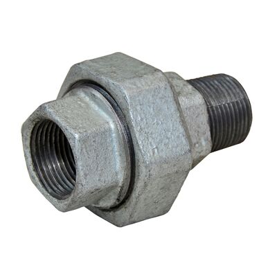 Dwuzłączka nakrętno - wkrętna płaska 3/4"ocynk
