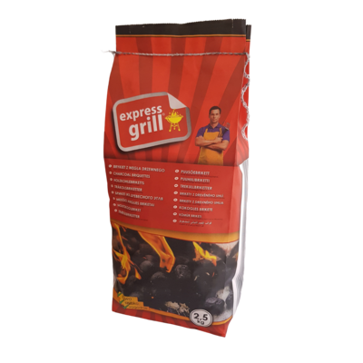 Brykiet z węgla drzewnego 2,5 kg Express grill