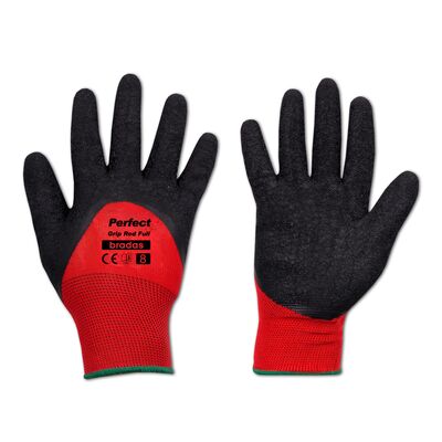 Rękawice ochronne PERFECT GRIP RED FULL lateks rozmiar 10