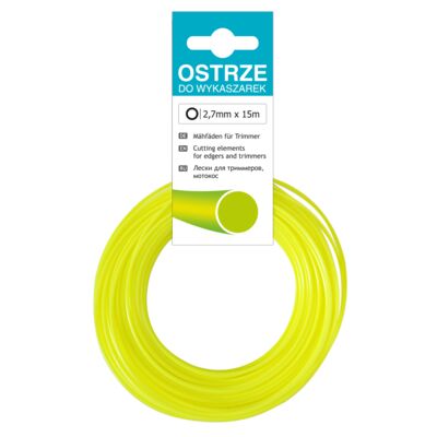 Żyłka tnąca do wykaszarek ręcznych ECO 2,7 mm x 15 m okrągła Cellfast