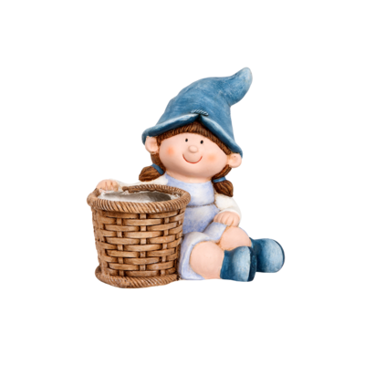 Figura osłonka ogrodowa ceramiczna Dziecko