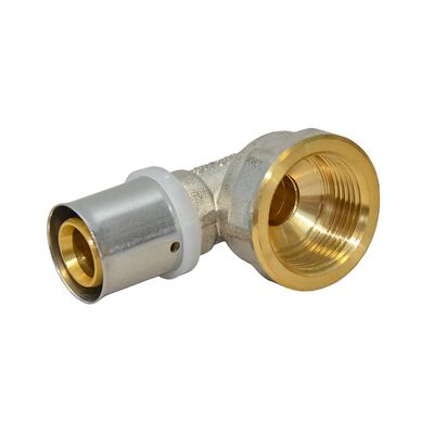 Kolano pex zaprasowywane 1/2" x 20 gwint wewnętrzny