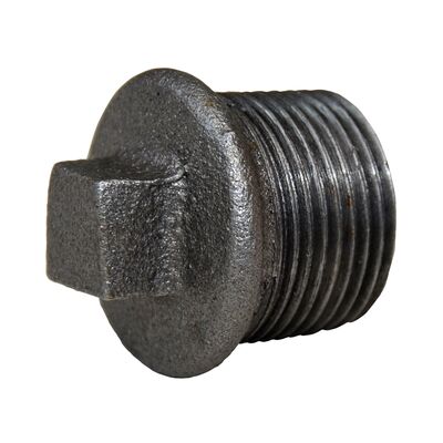 korek z obrzeżem 1/2" czarny