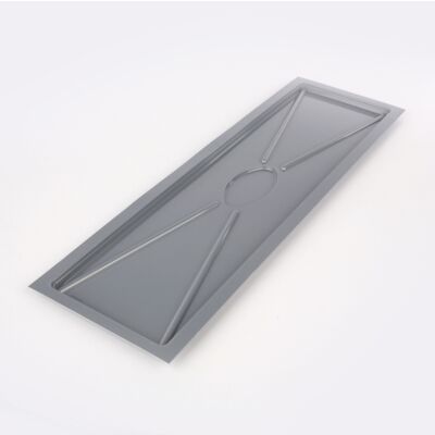 Tacka do suszarki 50 x 19 cm twarda srebrny
