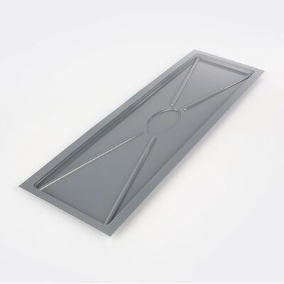 Tacka do suszarki 500 x 190 mm twarda srebrna