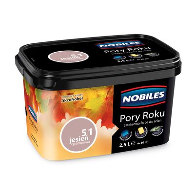Farba lateksowa Pory Roku Jesień Cynamonowa 2,5 l Nobiles