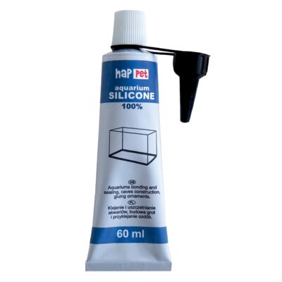 Silikon akwarystyczny czarny 60 ml