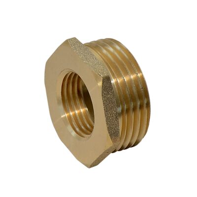 Złączka nakrętna - wkrętna 1/2" x 3/8" mosiądz