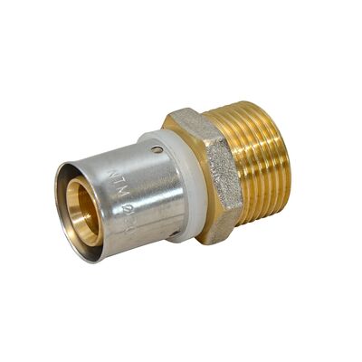 Złączka zaprasowywana pex 1/2" x 16 gwint zewnętrzny