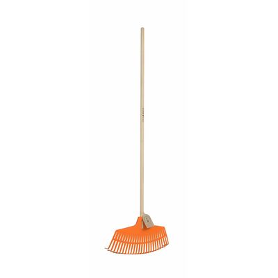Grabie do liści plastikowe trzon drewniany 45 x 23 cm