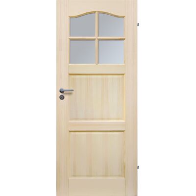 Skrzydło drzwiowe TRYPLET 4S 70P z szybą hartowaną