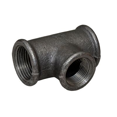 Trójnik nakrętny 1/2'' czarny