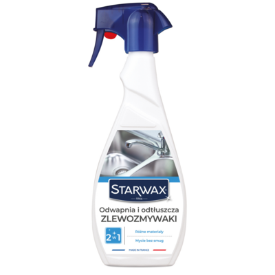 Preparat do czyszczenia Zlewozmywaki, odwapnianie odtłuszczanie 500 ml Starwax