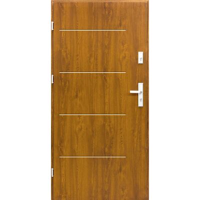 Drzwi zewnętrzne Elegance złoty dąb 80 cm lewe Splendoor