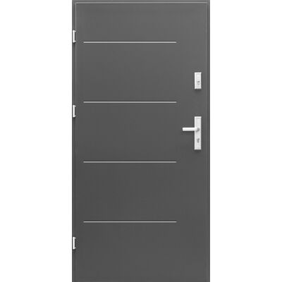Drzwi zewnętrzne Elegance antracyt 80 cm prawe Splendoor