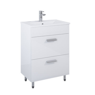 Zestaw szafka z umywalką 60 cm Iga biała