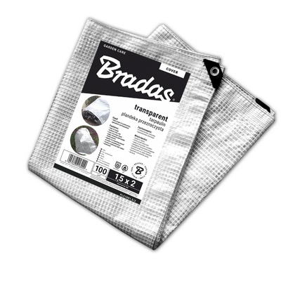 Plandeka zbrojona LENO CRISTAL 100 g/m², 4 x 6 m