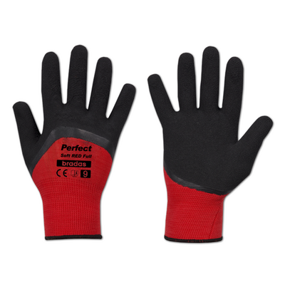 Rękawice ochronne PERFECT SOFT RED FULL lateks, rozmiar 8