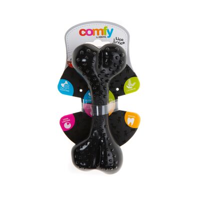 Zabawka dla psa Bone Black 16,5 cm