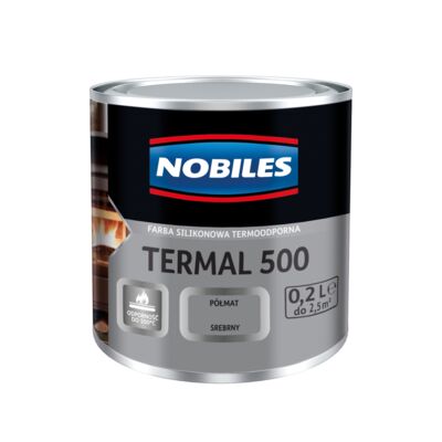 Farba alkidowa Termal 500 Srebrny 0,2 l Nobiles