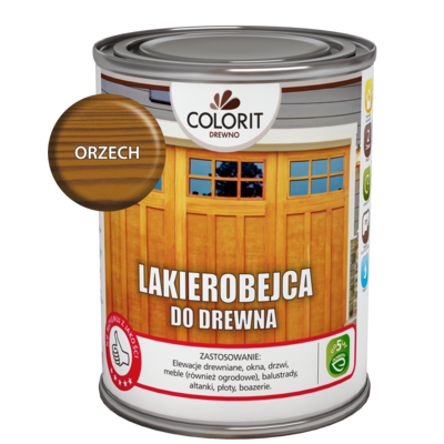 Lakierobejca do drewna Orzech 750 ml Colorit Drewno