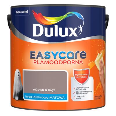 Farba lateksowa EasyCare Plamoodporna Różowy a Brąz 2,5 l Dulux