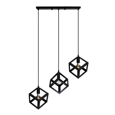 Lampa wisząca IL MIO SWEDEN 4486-3 BK 3xE27 czarny