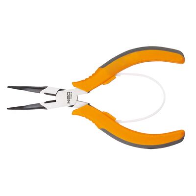 Szczypce precyzyjne wydłużone wygięte 140 mm NEO