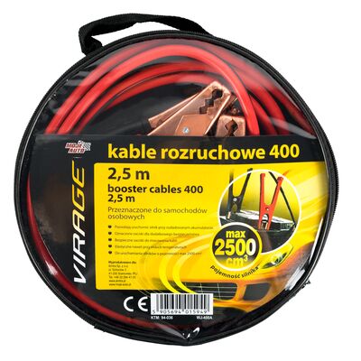 Kable rozruchowe VIRAGE 400, 2,5 m