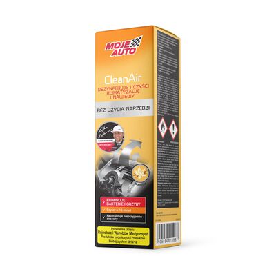 Odświeżacz klimatyzacji i nawiewów - CleanAir Wanilia 150 ml MOJE AUTO
