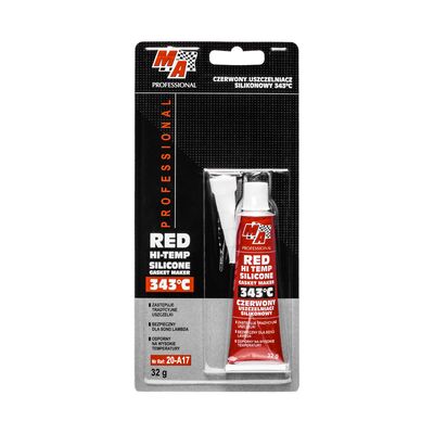 Uszczelniacz silikonowy czerwony 343°C-32 g MA PROFESSIONAL